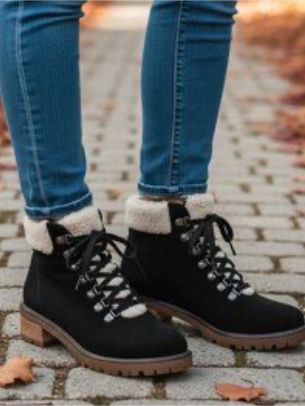 Blondo Waterproof Sadie Womens Black Suede Leather Ankle Boots